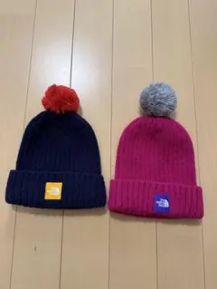 THE NORTH FACE ポンポン帽子セット
