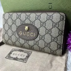 ☆希少!!☆GUCCI長財布☆タイガーヘッド GUCCI （新品・未使用品）グッチ ネオヴィンテージ キャットヘッド