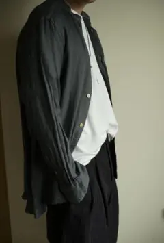 MAATEE&SONS 26SS フリンジシャツ ドゥルンの緯糸アムンゼン3 - メルカリ