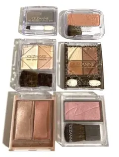 CEZANNE セザンヌ アイブロウ・アイシャド・チーク・フェースカラー6個