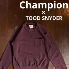 Champion×TOOD SNYDER チャンピオントッドスナイダースウェット