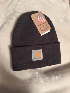 Carhartt A18 ダークグレー ニット帽