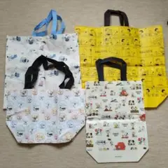 SNOOPY スヌーピー エコバッグセット 4点 セット
