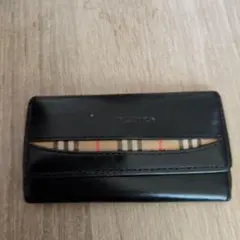 Burberry ブラック レザー キーケース　未使用品