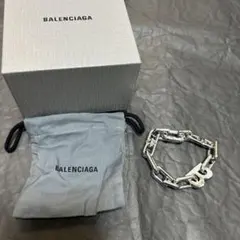 極美品！ バレンシアガ チェーン ウォレットチェーン シルバー 21