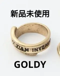 値下げ新品未使用 DISCOAT GOLDY エングレーブSETリング ゴールド