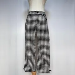 Ferouxギンガムチェック柄パンツ（M）再構築　フェミニン