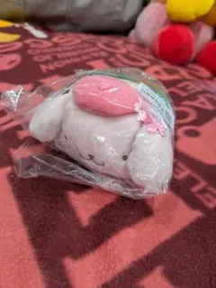 Sanrio ポムポムプリン さくらもちみたいなぬいぐるみ