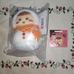 ちいかわエニマイくじ くりまんじゅうマスコット&ステッカーの2点セット