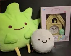 すみっコぐらし　もぐらのおうち　ムービングクロック　ざっそう　ほこり　ぬいぐるみ