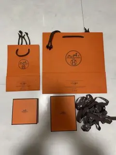 エルメス　ショッパー　箱　リボン付き