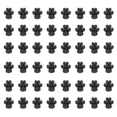 ドッグ ブラック S 靴下 肉球 保護 シール 48枚入 犬靴 犬 滑り止め