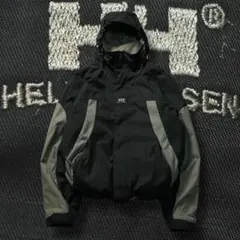 y2k Helly Hanse snow shell jacket チャコール