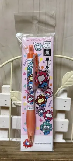 ミャクミャク ポチャッコ　アクリルパーツ付き　ボールペン サンリオ 万博　新品