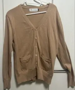 ベージュ カーディガン 制服 Mサイズ