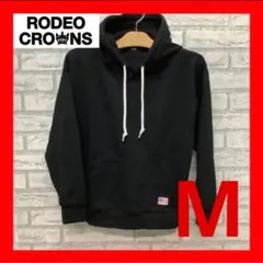 ロデオクラウンズ RODEOCROWNS 裏起毛パーカー レディース M
