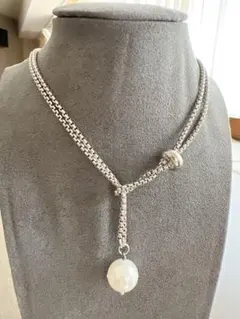 パールチェンネックレス(サージステンレス)