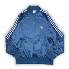 かいくん　オールドアディダスATPトラックジャージブルーグレー古着短丈 かいくん様専用 オールドアディダスATPトラックジャージブルー