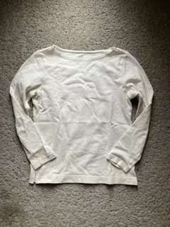 無印　MUJI カットソー　生成り