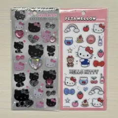 キラキララインストーンシール キティ ペタメロウ 2種類セット