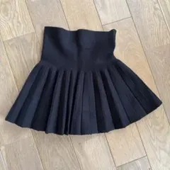 ニットプリーツスカート