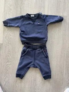 ベビー　セットアップ　ミキハウス　ダブルビー　スウェットセット 70cm