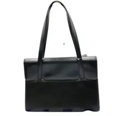 バーバリー　トートバッグ　黒　ブラック　ノバチェック