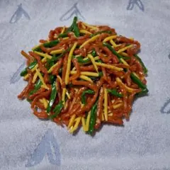 食品サンプル　チンジャオロース　リアルサイズ
