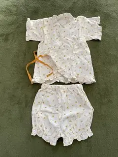 ベビー甚平 上下セパレート 花柄 女の子 90