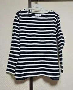 KUMIKYOKU ネイビー/ホワイトボーダー 長袖Tシャツ サイズ6