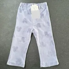 【80cm】petit main ディズニー　ミッキー　ブルー　ズボン