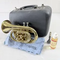CX15早い者勝ち✨jupiter ポケットトランペット ケース オイル付きのサムネイル