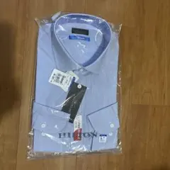 水色 長袖ドレスシャツ サイズ37 (S)のサムネイル