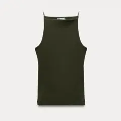 ZARA ザラ ホルターネックトップス M ノースリーブ