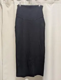 andme 【マタニティ】セルフカットリブタイトスカート L