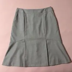 【AOKI 】千鳥格子柄 ひざ丈 マーメイドスカート　11号　夏用のサムネイル