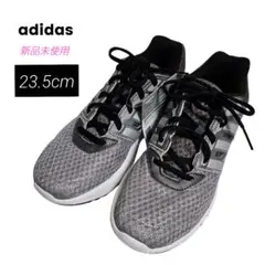 新品 アディダス スニーカー 23.5cm グレー ウォーキング