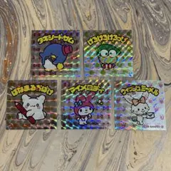 サンリオキャラクターズマンチョコ 5枚セット ビックリマン