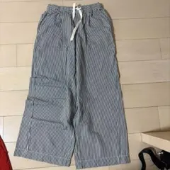 BASCO バスコ ヒッコリーストライプ クリムパンツ 綿100% サイズ2