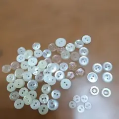 ホワイト系スナップボタンセット