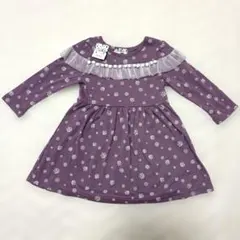 新品タグ付き マザウェイズ 長袖ワンピース 90cm 女の子」のサムネイル