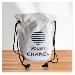 CHANEL SOLEIL 巾着型 ナップサック ホワイトのサムネイル