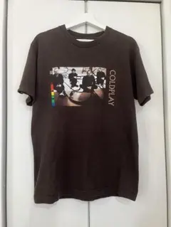 COLDPLAY ダークブラウン Tシャツ