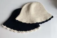 クロシェハット　バケットハット フェス