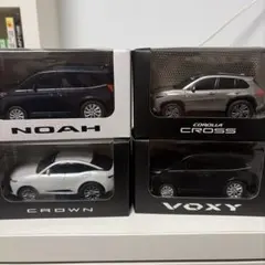 ミニカーセット NOAH, COROLLA CROSS, CROWN, VOXY