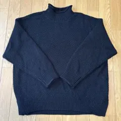 グローバルワーク　ブラックニット　セーター