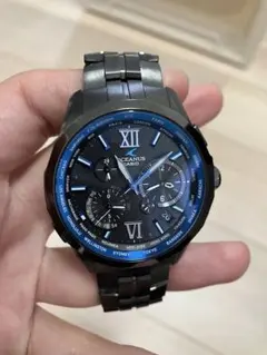 OCEANUS クロノグラフ腕時計 ブラック/ブルー OCW-S2400 楽天市場】ocw−s2400（腕時計）の通販