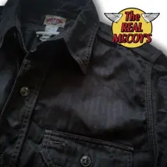 『cool◎』JOE McCOY(旧マッコイ)ヘリンボーンワークシャツ L/Sのサムネイル