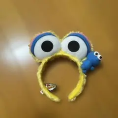 エルモ カチューシャ クッキーモンスター付き