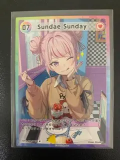 HIMEHINA Bubblin トレカ R 07 Sundae Sunday